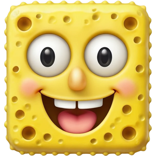 spongebob smiling with teeth emoji