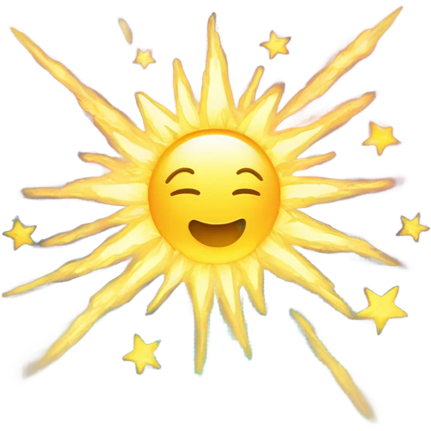sun on galaxy emoji