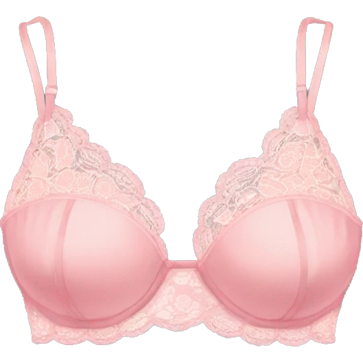 pink lace bikini top  emoji