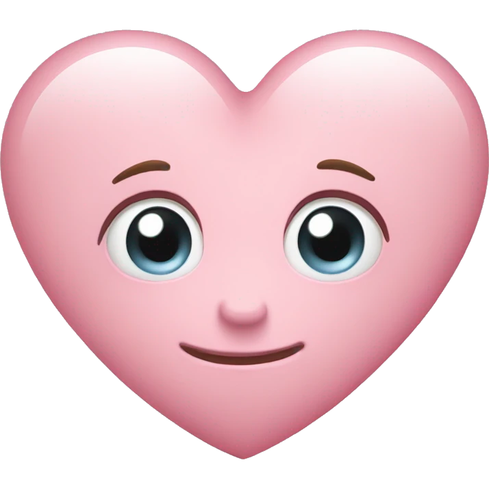 light pink heart emoji