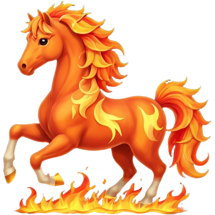 fire horse reel emoji