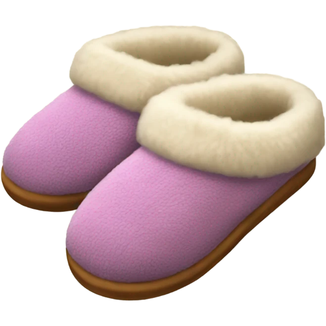 cozy slippers emoji