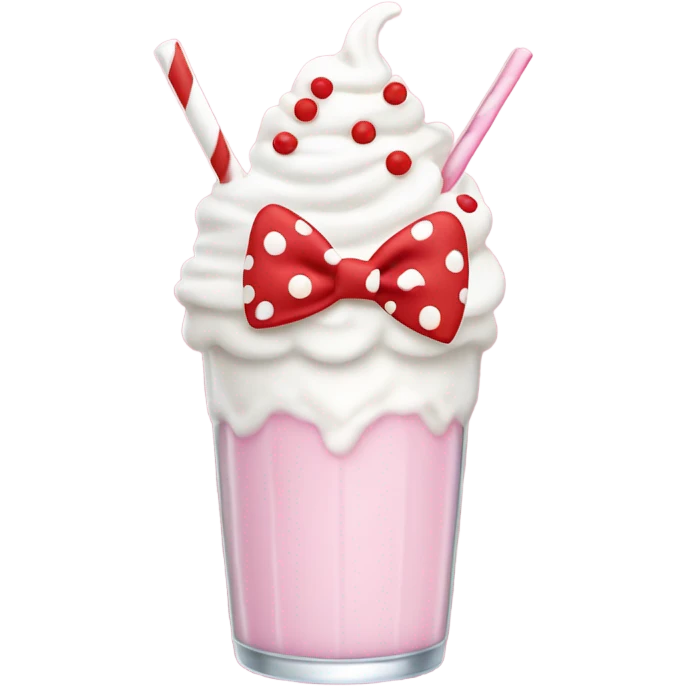 Minnie Mouse milkshake  emoji