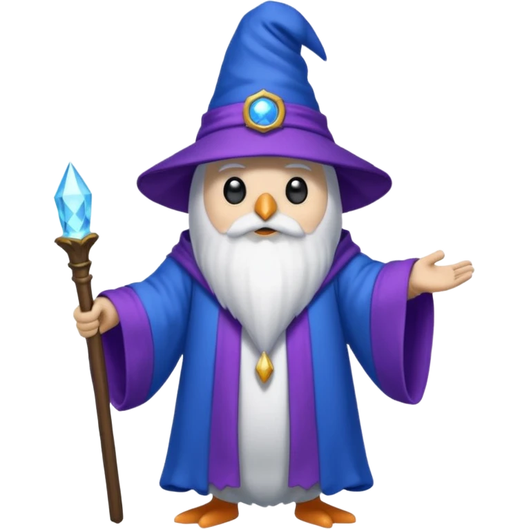 Penguin Wizard emoji