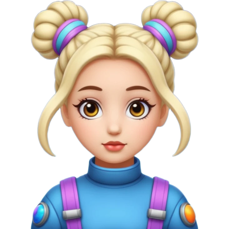 Space buns emoji