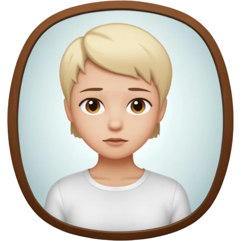 i look in the mirror emoji