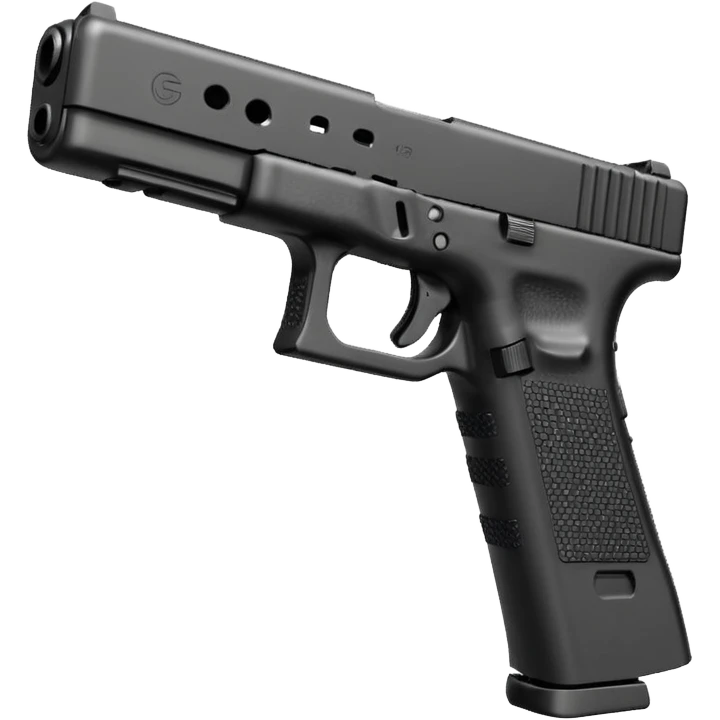 N block Glock 17 with an extended magazine emoji