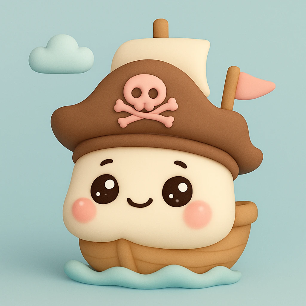 pirate ship emoji