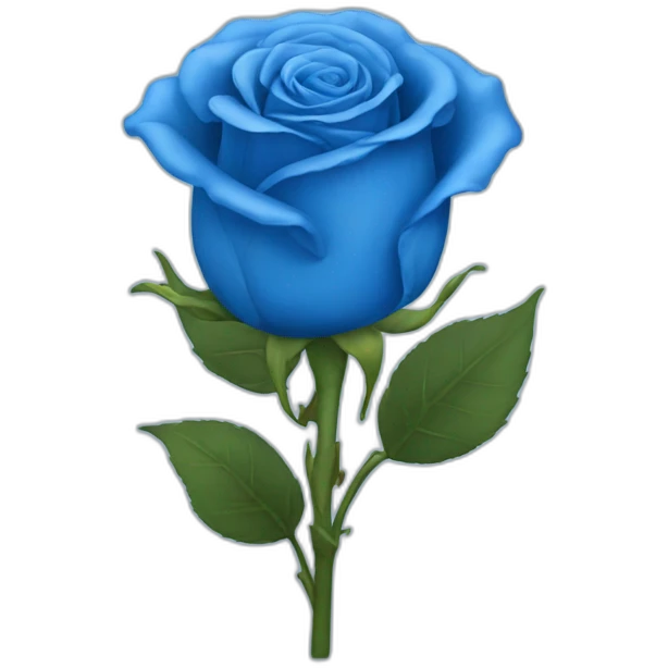Blue roses emoji