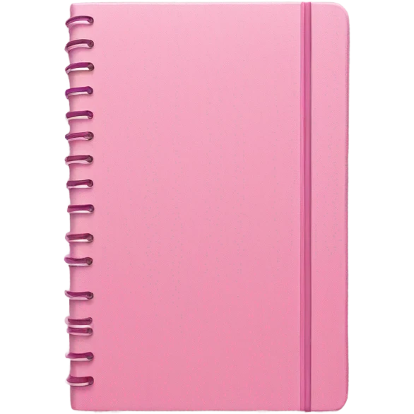Pink notebook emoji