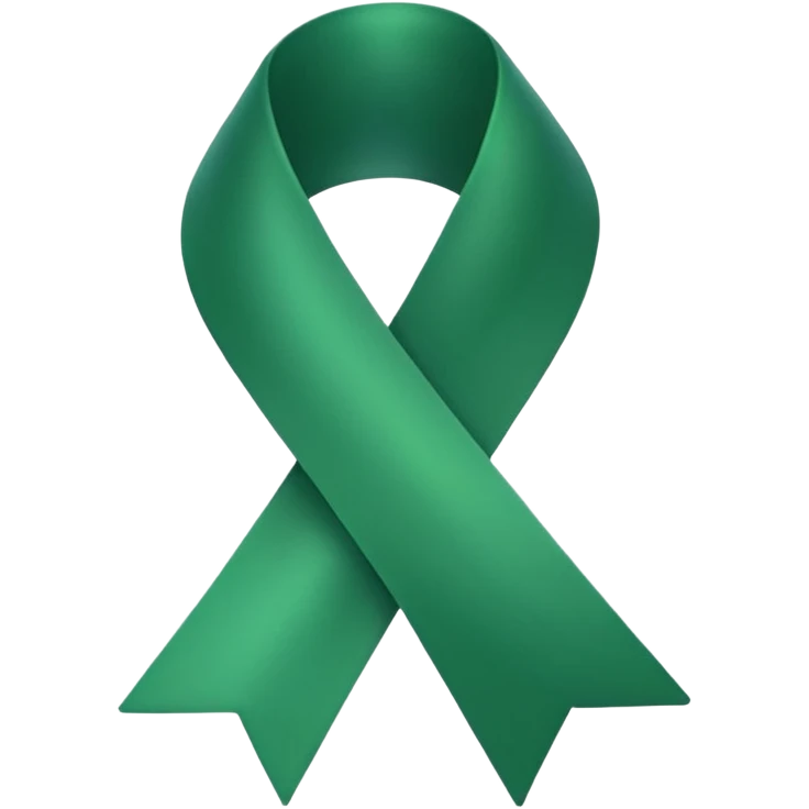 A GREEN RIBBON emoji