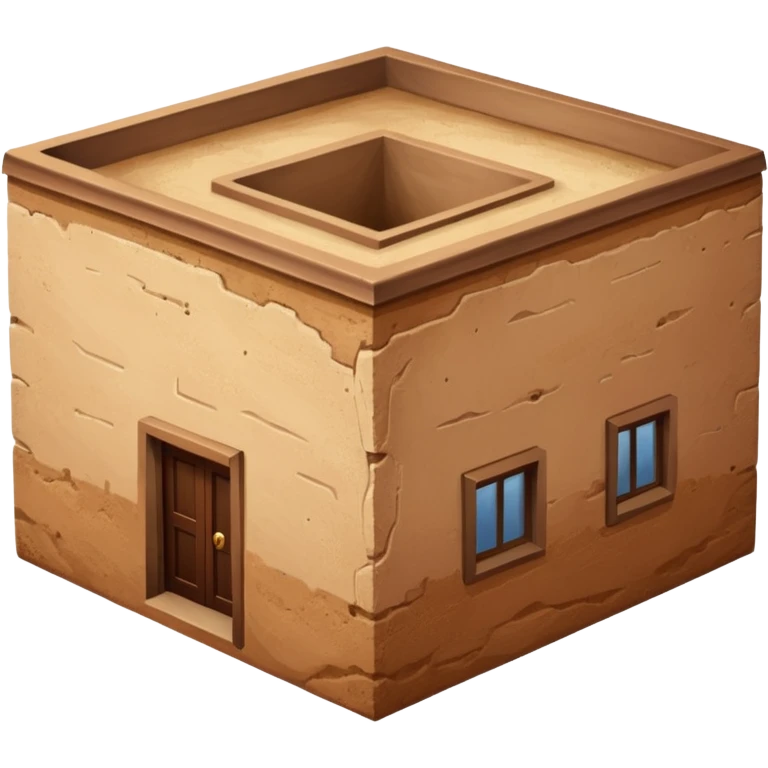 rammed earth house emoji