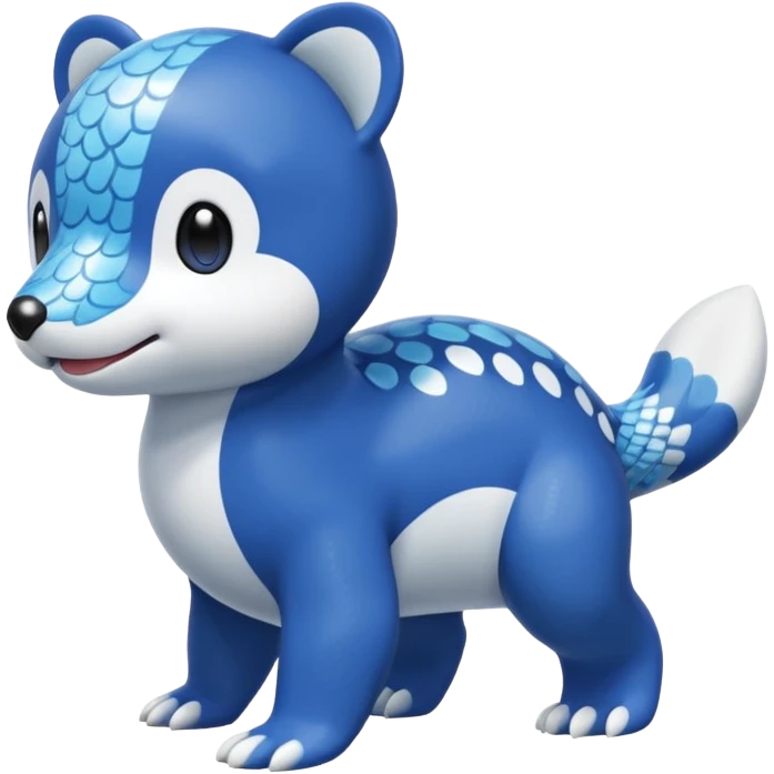 Popplio-Oshawott-Fakémon-hybrid (full body) emoji