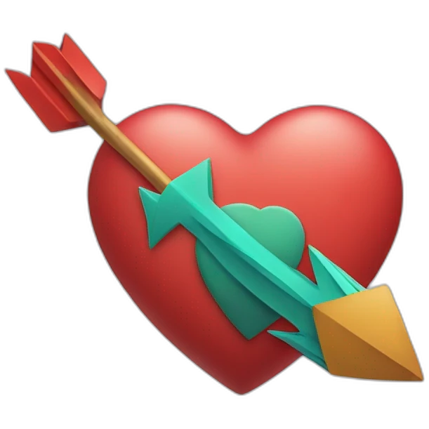 Heart with a arrow emoji