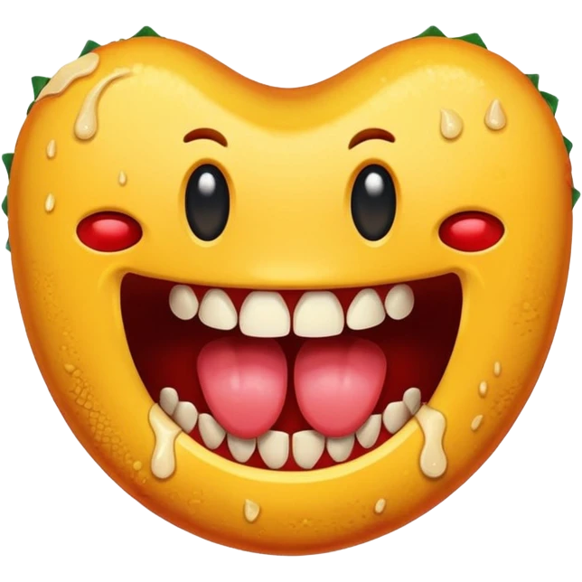 bitten food emoji