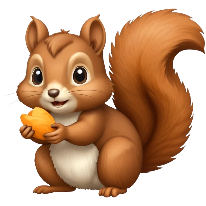 Squirrel showing something emoji