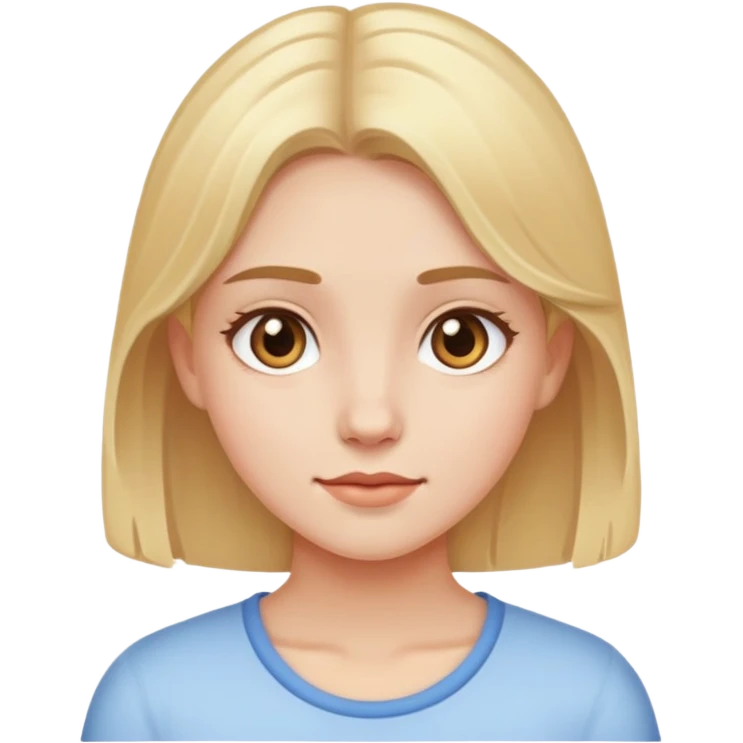 Голая тяночка с светлыми волосами emoji