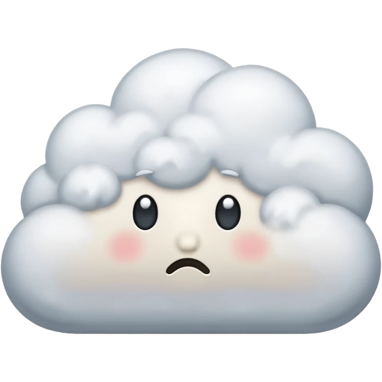 a sad cloud emoji emoji
