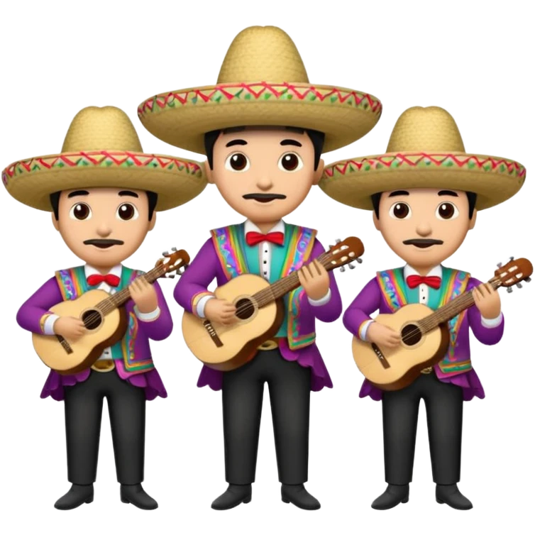 Mariachis emoji