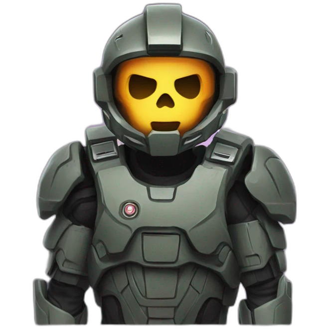 friday 13th and halo combined in a spooky way emoji