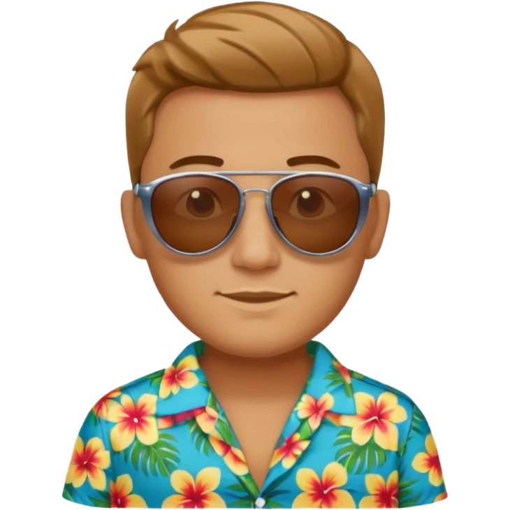 Tropical vacation emoji