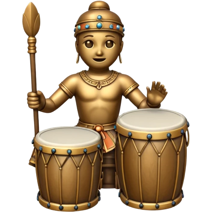 Drum statue emoji
