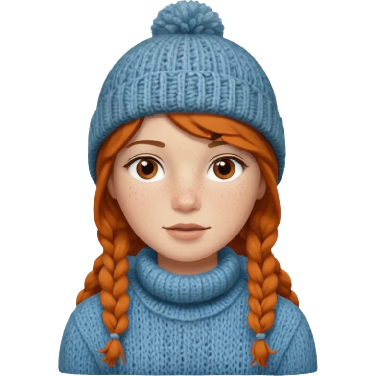 Mountain girl face emoji