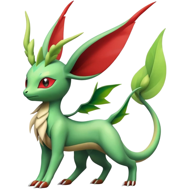 Flygon-Drakeon-Leafeon-Hybrid-Creature emoji