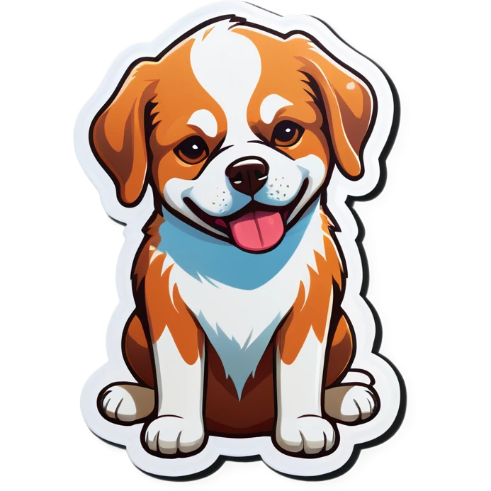 Sick dog emoji