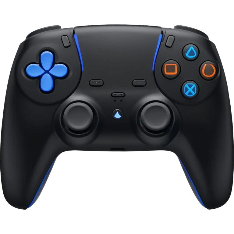  une manette ps5 avec les initiales FDWS emoji