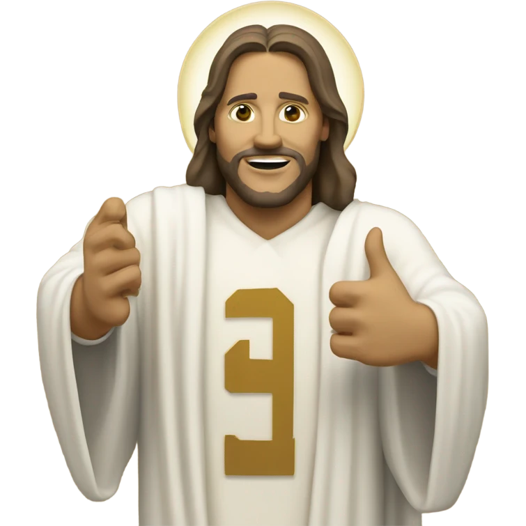 Touchdown Jesus emoji
