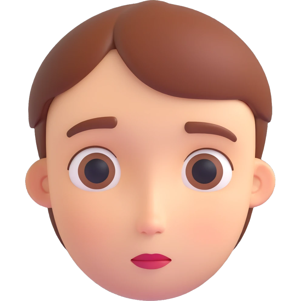 a face with a sad expression but a moderately peaceful aura, gentle eyes, soft colors, subtle smile, calm background emoji