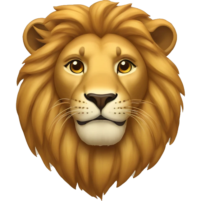 Un lion sur une lionne emoji