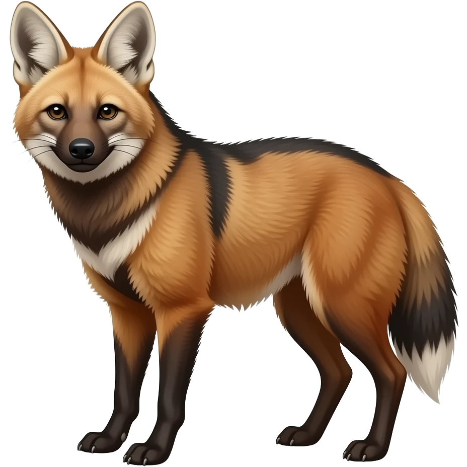 Maned-Wolf-Civet-Genet-Marsupial-Ermine-hybrid emoji