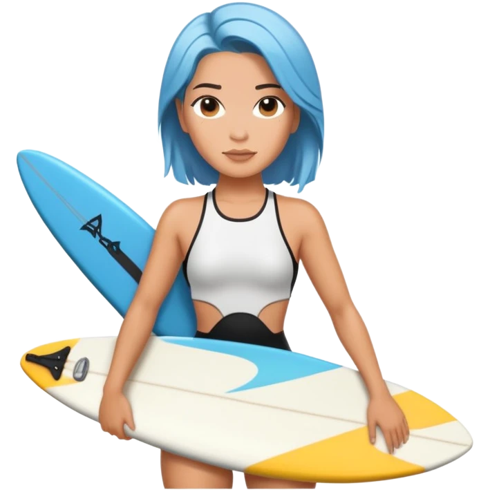 Halsey with surfboard  emoji