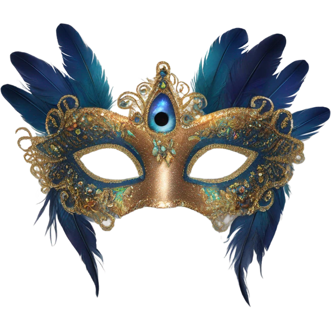Masquerade eye mask  emoji