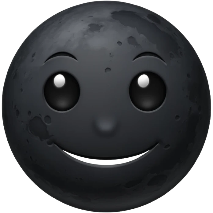 black moon emoji