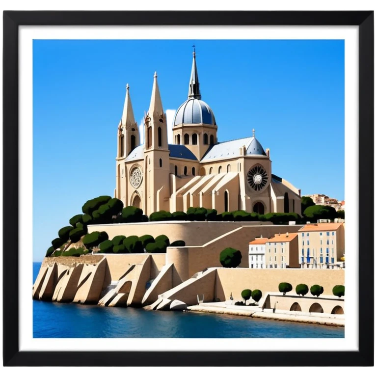 Notre dame Marseille emoji