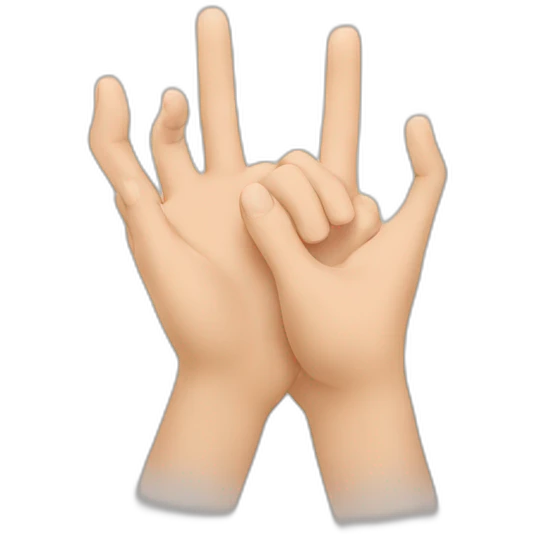 Cœur avec les mains emoji