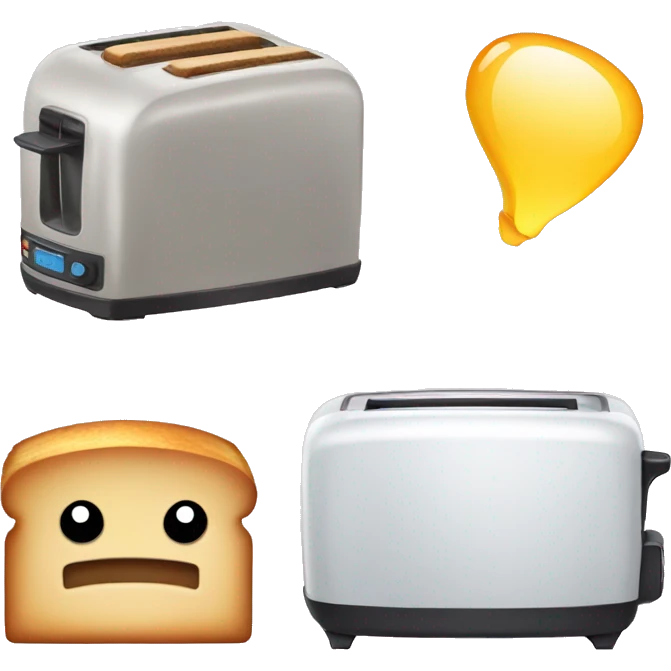 Toaster and bathtub emoji