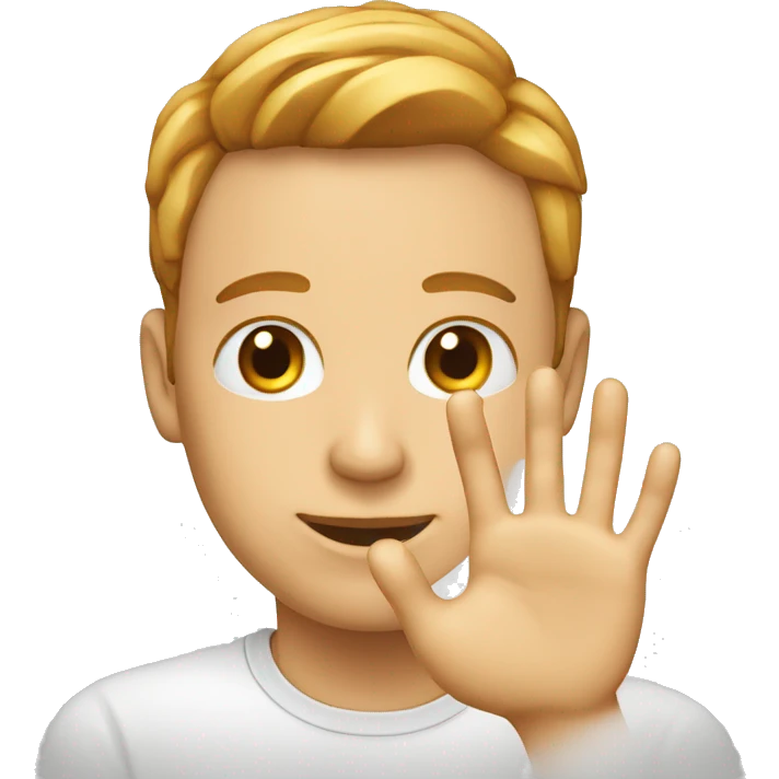Une main qui lève le pouce et l’index emoji