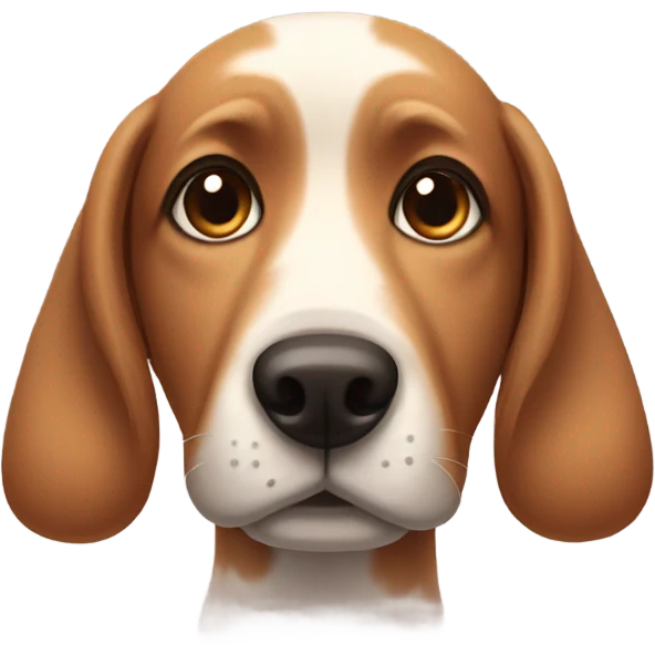 A dog with eyelashes emoji