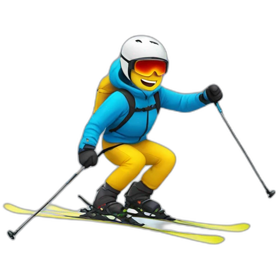 Skieur emoji