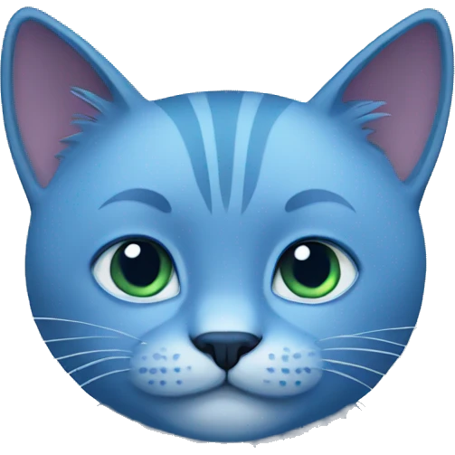 blue cat emoji