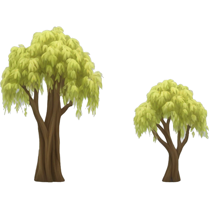 Willow trees and lights  emoji