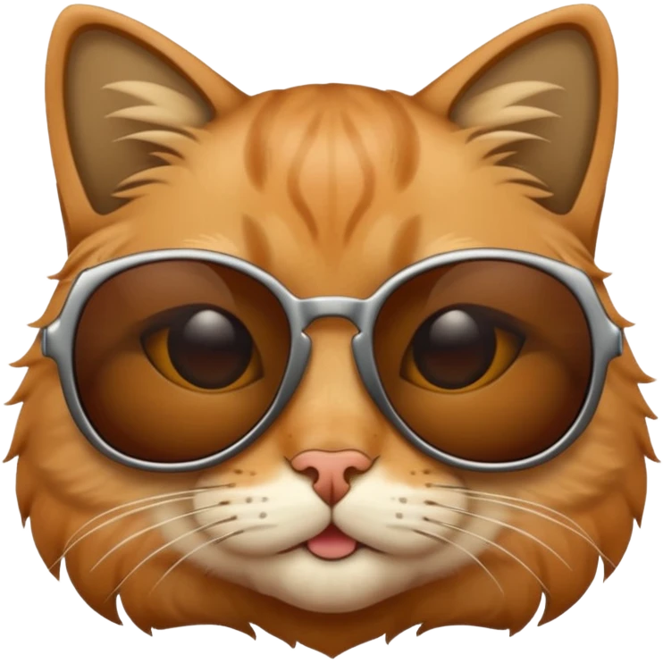 Cat wearing sunglasses emoji