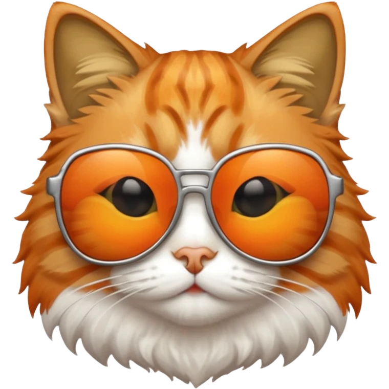 Cat wearing sunglasses emoji