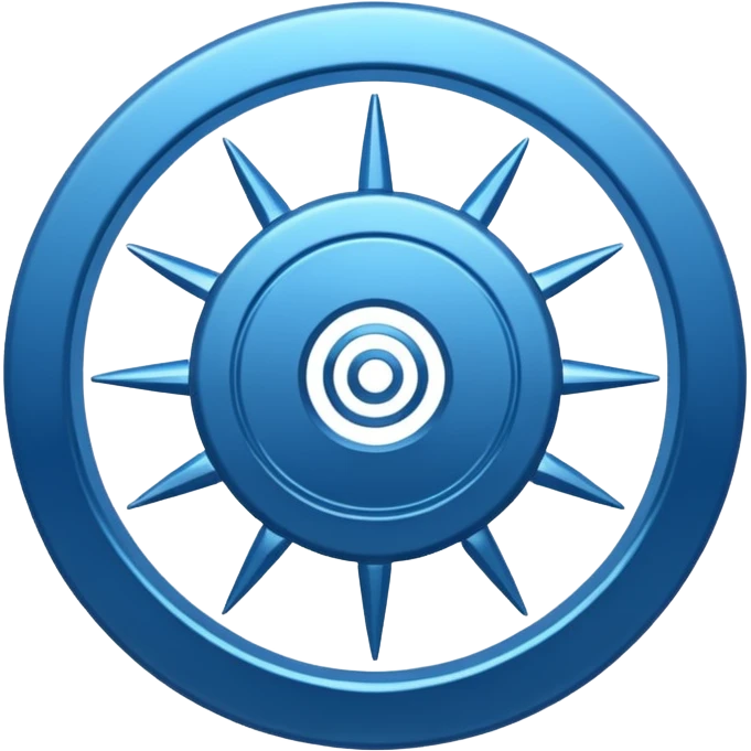 Sudarshan chakta horizontally emoji