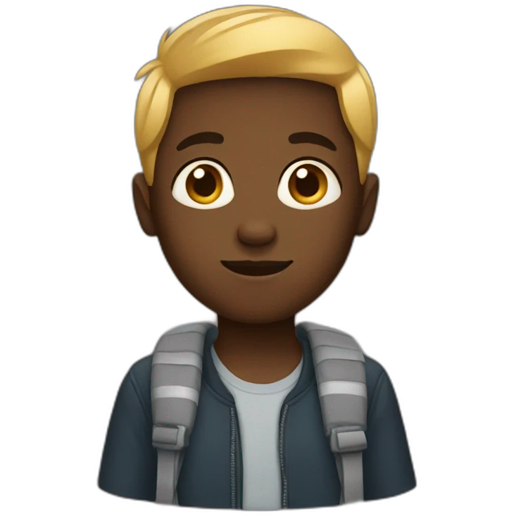 black boy emoji