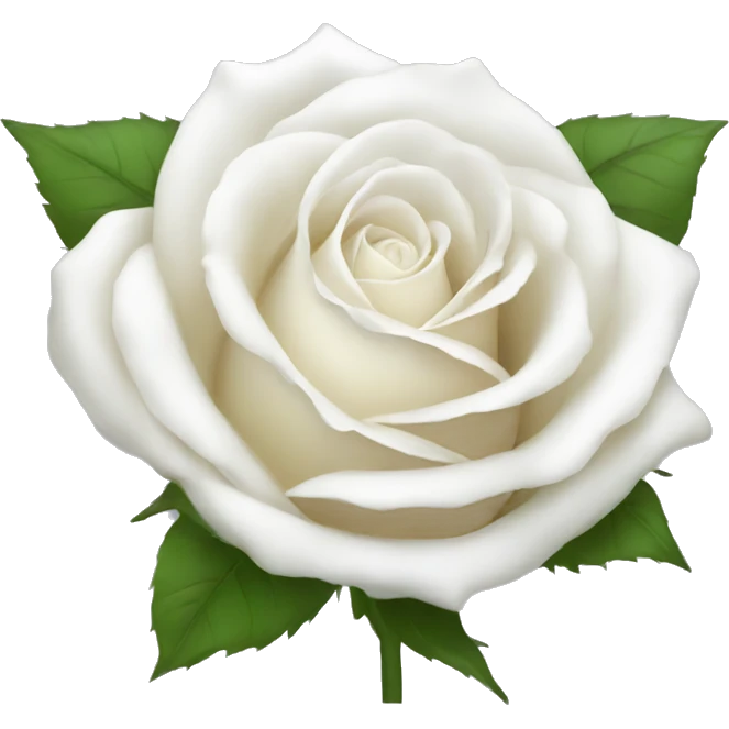 White rose emoji